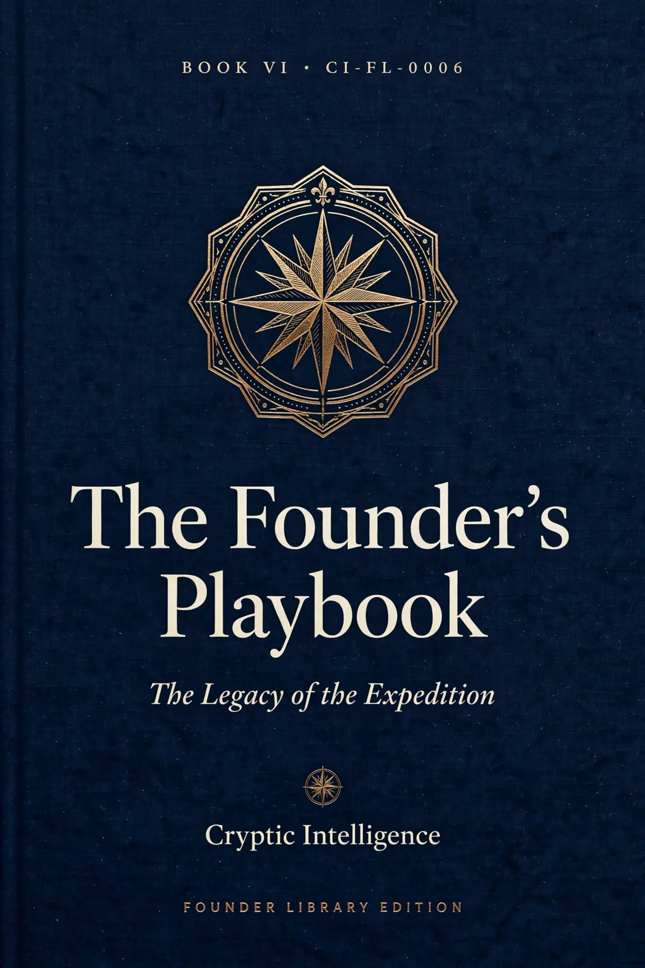 Book cover for The Founder’s Playbook